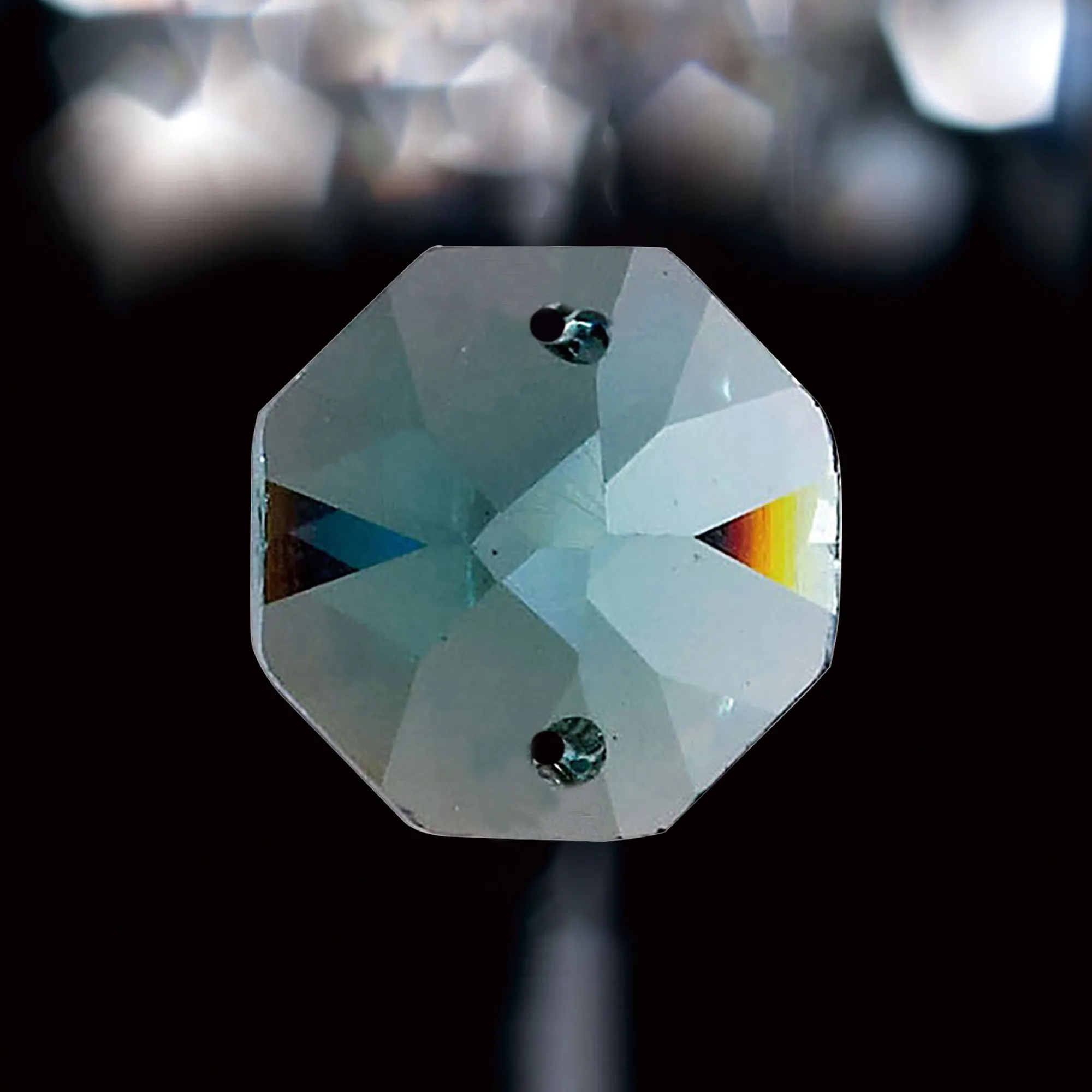 C50006  Crystal Octagon Without Ring 14mm